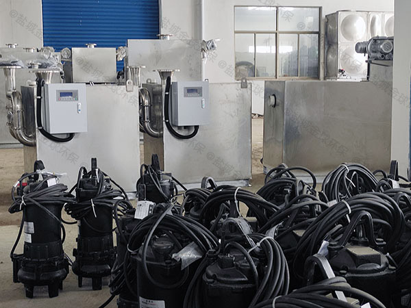 商场专用外置泵反冲洗型污水提升处理器选型图解