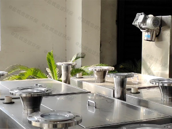奶茶店密闭式自动排渣污水排放提升设备选型图解