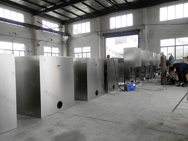 埋地式自动化食堂垃圾油水分离处理设备施工方案