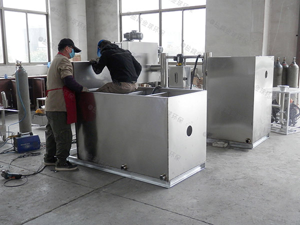 地上式自动厨房油水分离设备改造