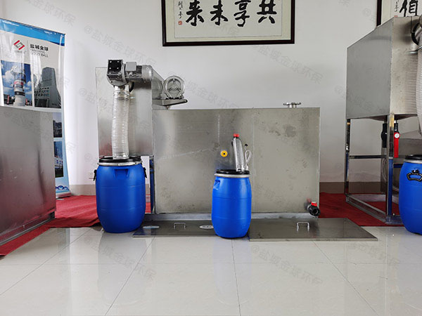 室内自动化餐饮油水分离设备施工方案