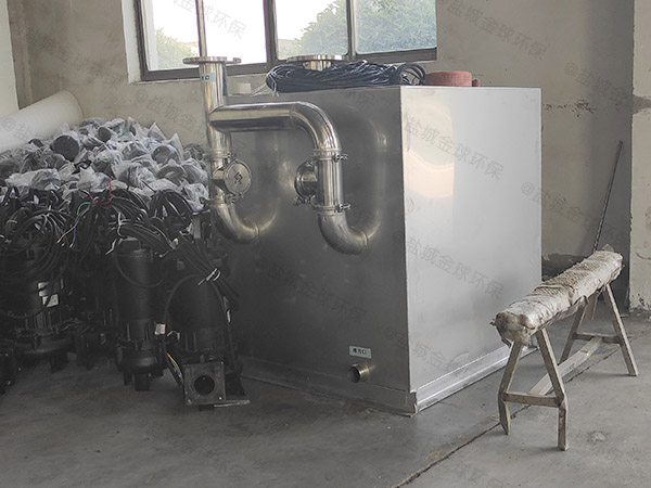 厨房单泵污水排放提升设备的接法